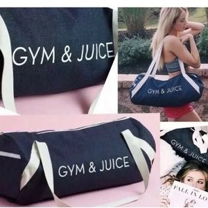 NEW Gym and Juice Private Party Gym Duffle Bag